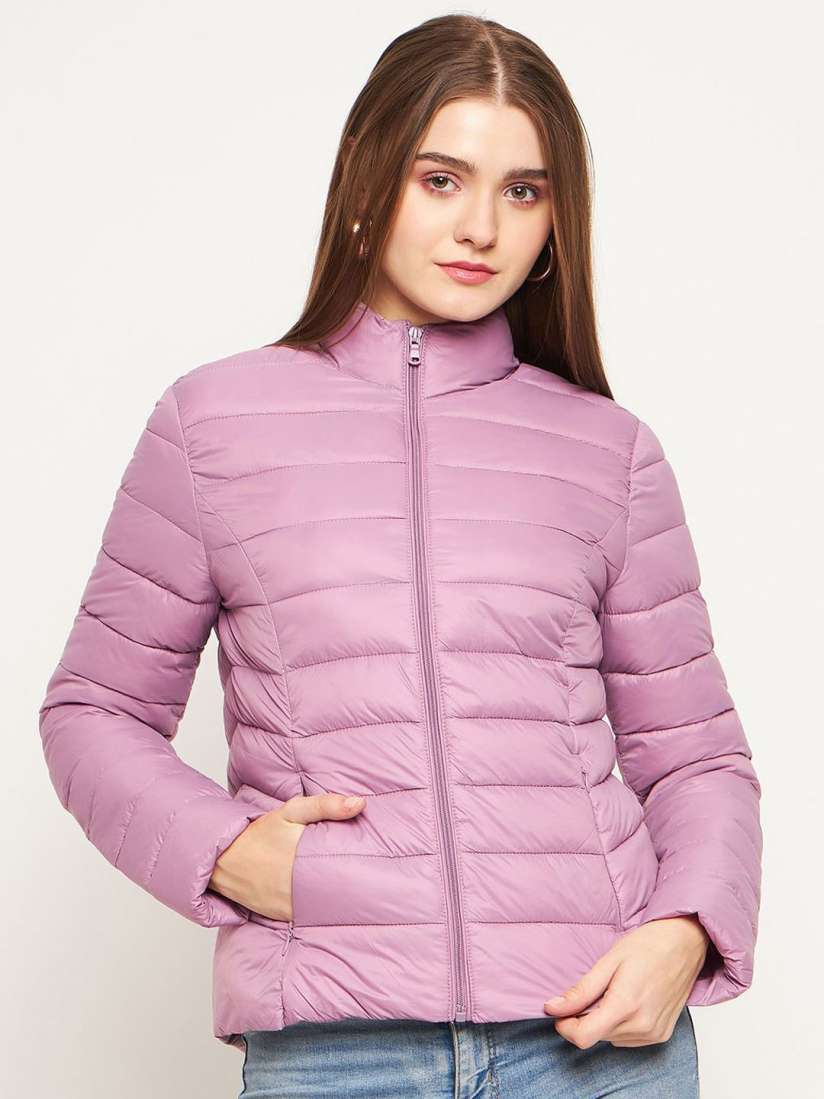Buy Madame Women Striped Cotton Lightweight Puffer Jacket Jackets for Women 30531237 Myntra