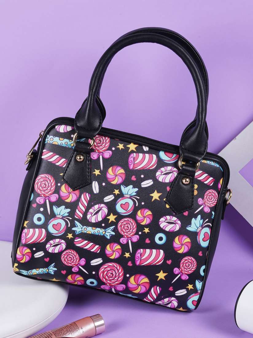 Buy Mochi Floral Printed Oversized Structured Handheld Bag Handbags for Women 30526273 Myntra