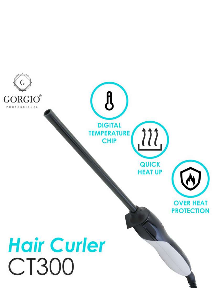 Buy GORGIO PROFESSIONAL Hair Curling Tong CT300 Curling Iron and Crimpers for Women 30531618 Myntra
