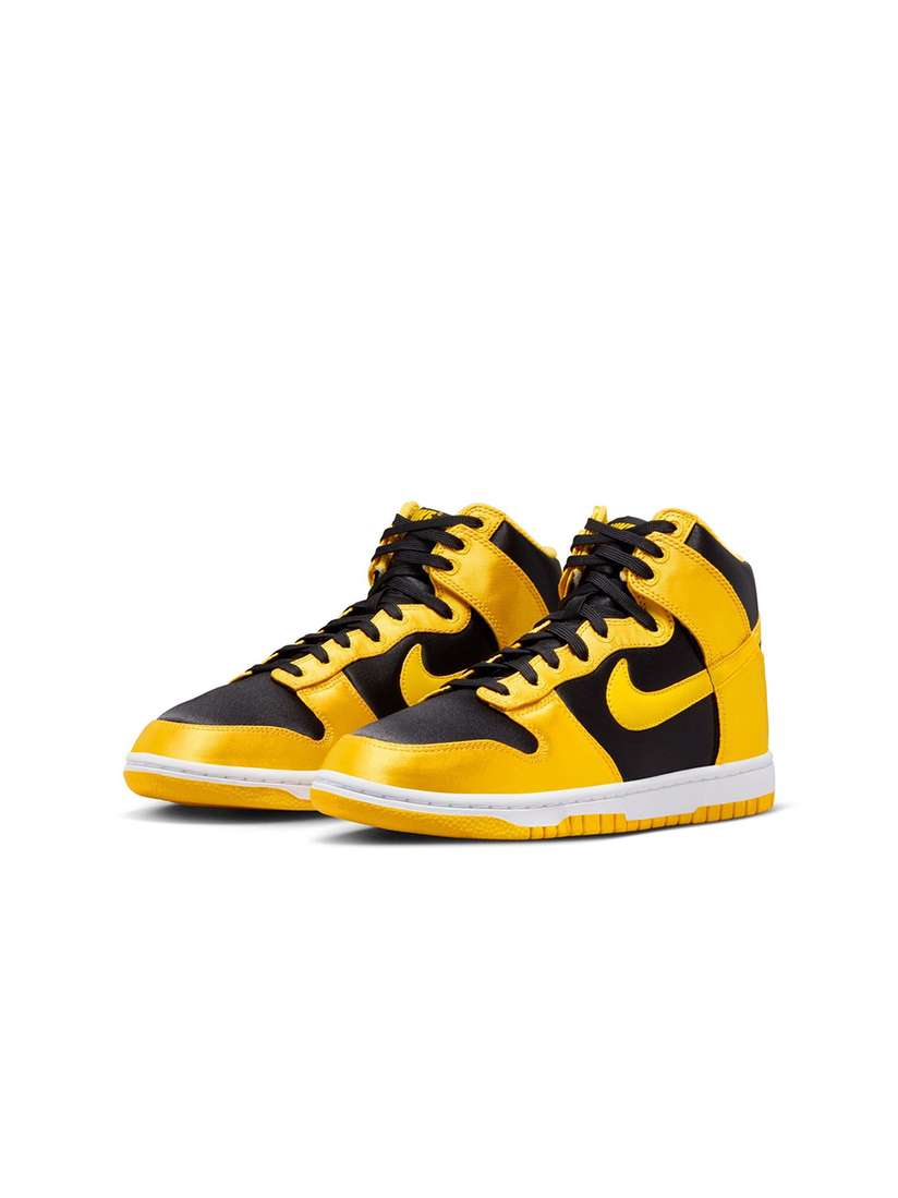 nike yellow and black high tops