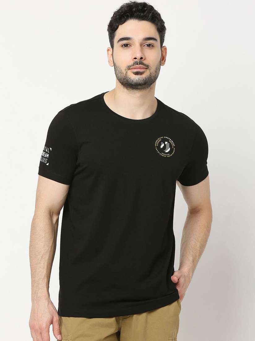 Spykar t shirts myntra clearance