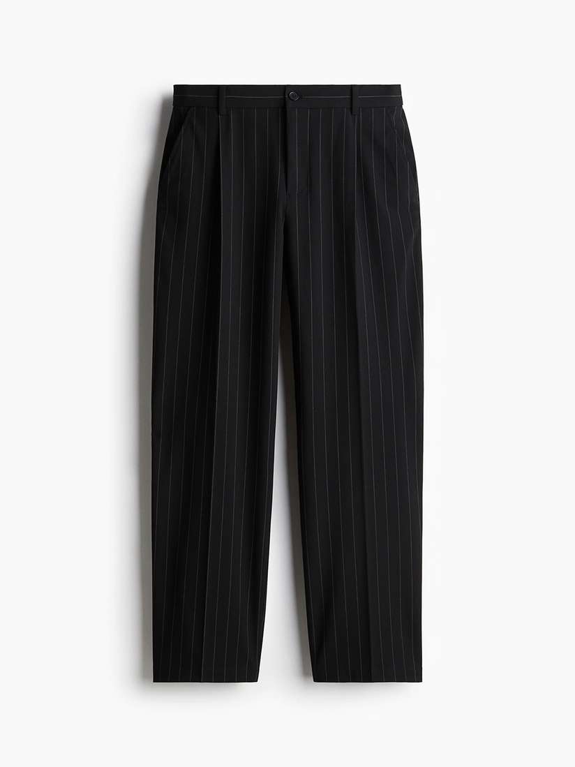 Pleated Trousers Uniqlo Men's Cropped Trousers Men's Pleated