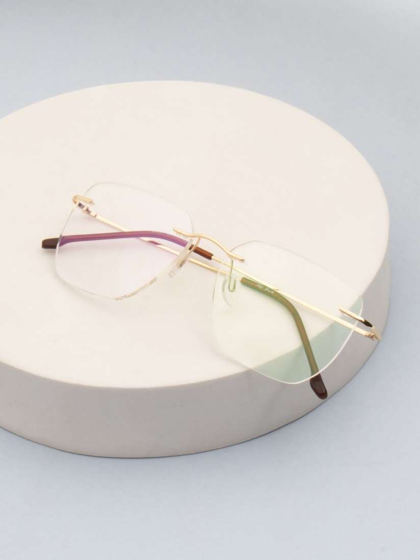 Buy Ted Smith Unisex Rimless Wayfarer Frames Frames for Unisex 30234969 Myntra