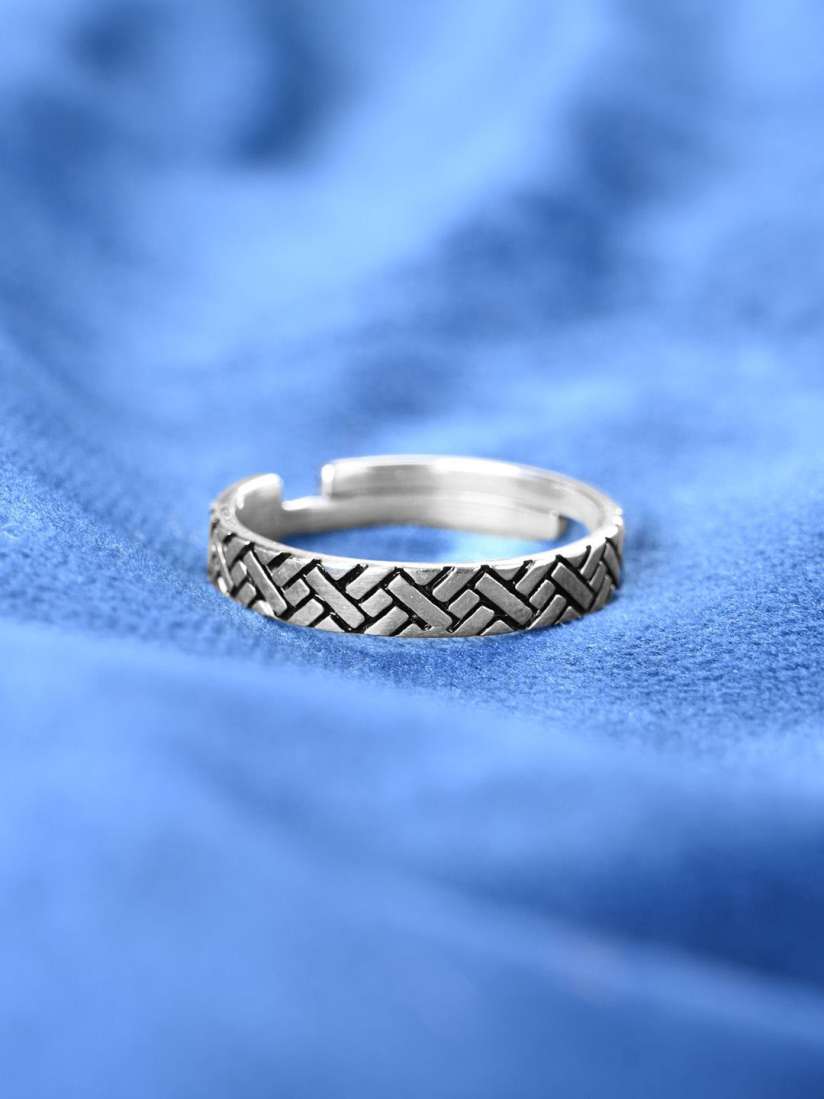 Myntra silver rings deals