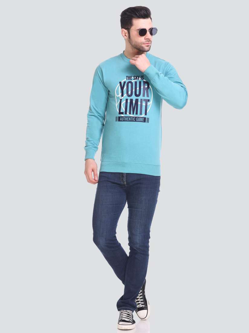 Buy HB Honey Bee Men Printed Round Neck Sweatshirt Sweatshirts for Men 30223228 Myntra