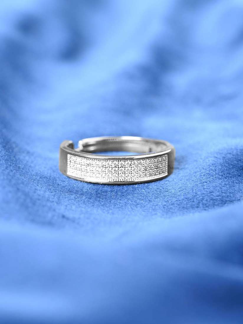 Chandi New Design Ring Silver Chandi Ki Silver Diamond Ring