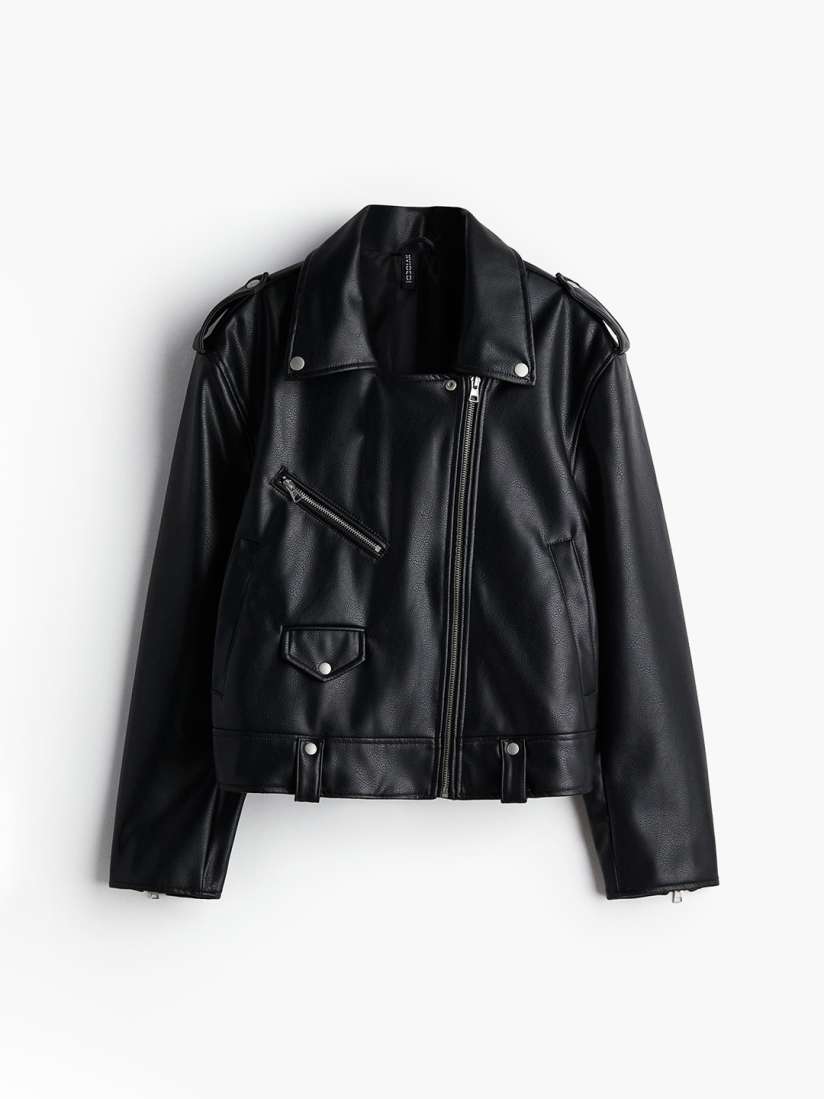 Buy H M Biker Jackets Jackets for Women 30244555 Myntra