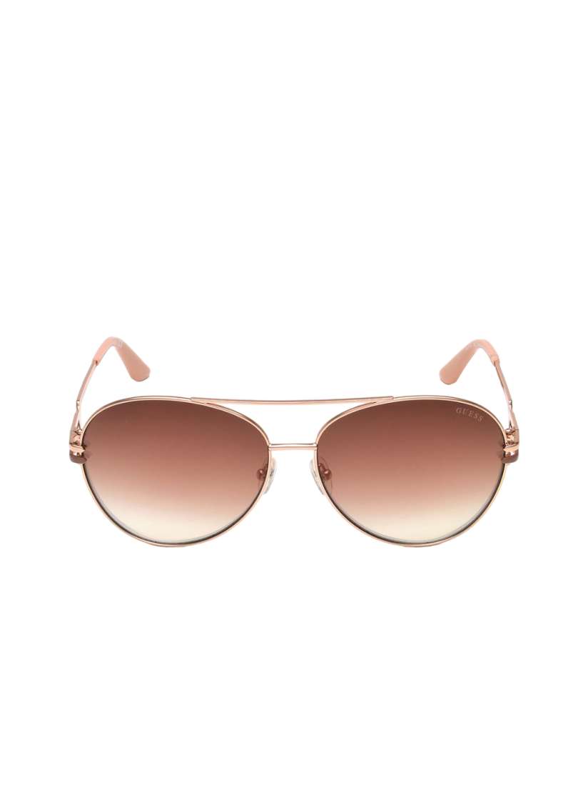 Buy GUESS Women Aviator Sunglasses with UV Protected Lens Sunglasses for Women 30290957 Myntra