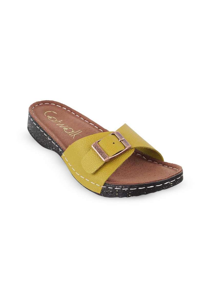 Buy Catwalk Women Textured Open Toe Flats With Buckles Flats for Women 30318716 Myntra