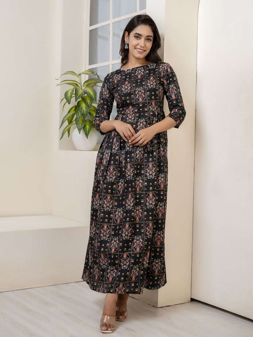Buy Nayo Women Floral Printed Maxi Dress Dresses for Women 30322505 Myntra