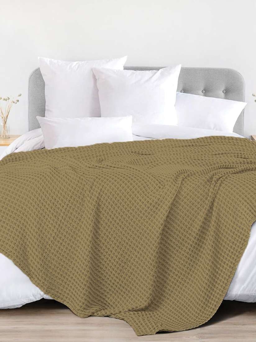 Double bed waffle blanket clearance
