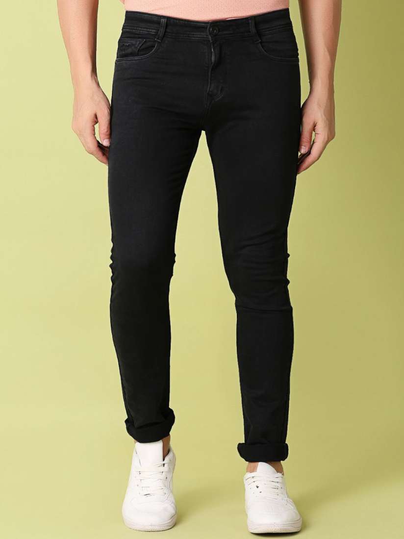 Black jeans men myntra shop