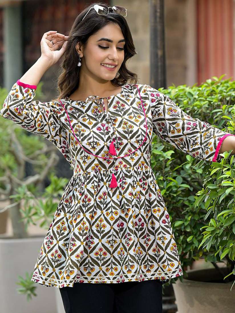 Varanga kurtis myntra top