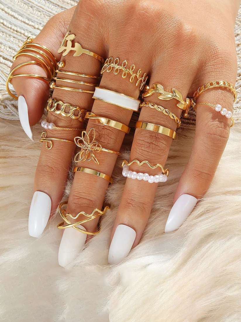 Stackable finger rings discount