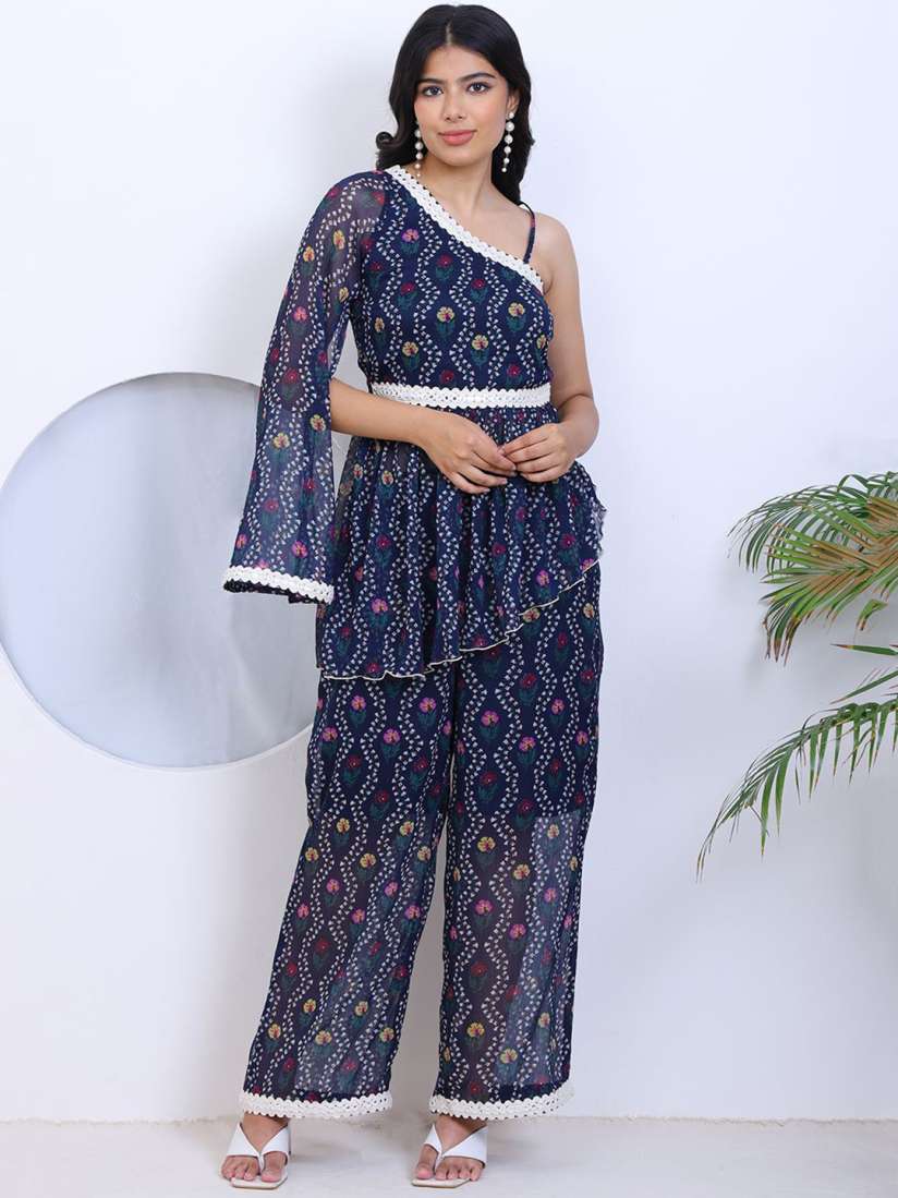 Buy DEEBACO Women Floral Printed Ethnic Indo Western Co Ord Set Co Ords for Women 30382139 Myntra