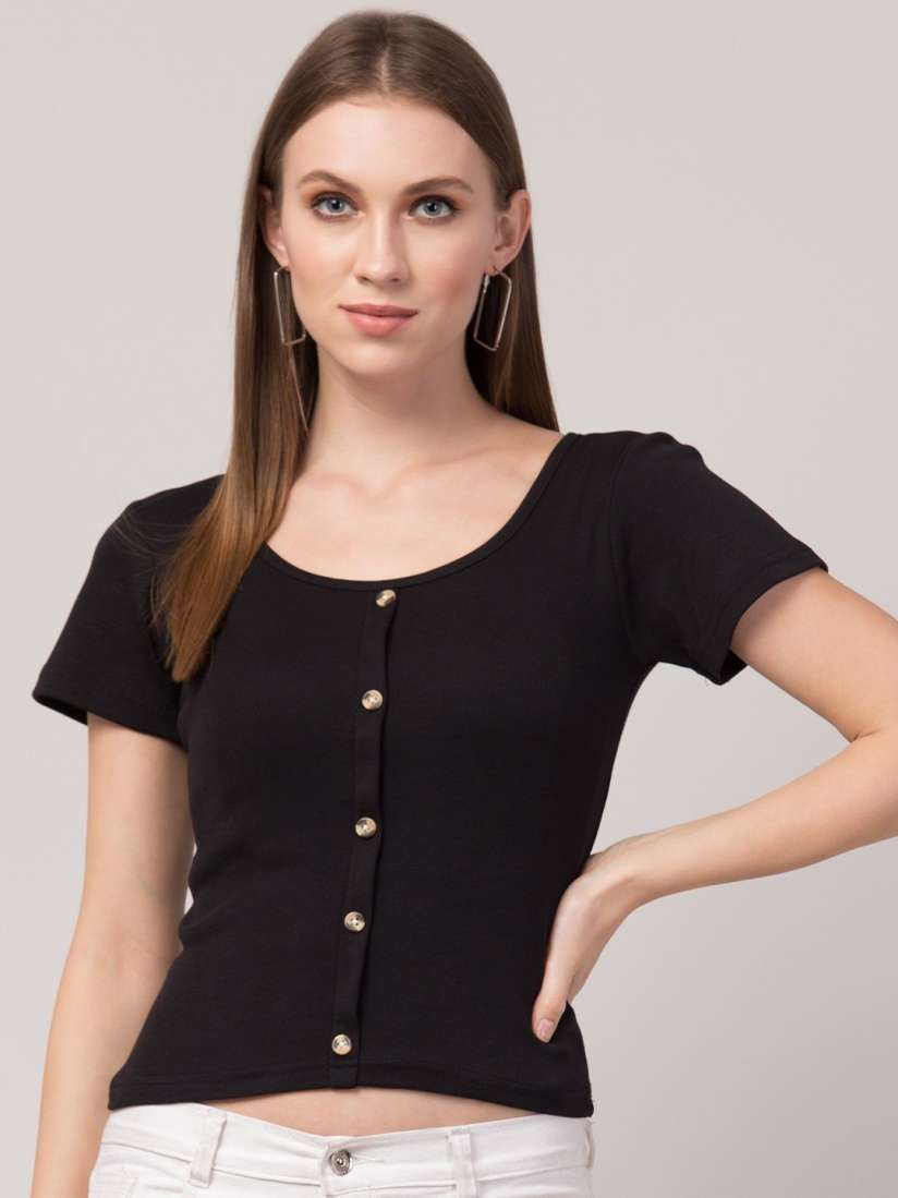 Myntra ladies short tops hotsell