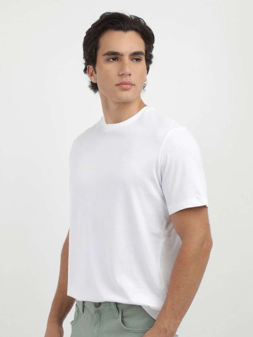 Buy Calvin Klein Jeans Men Solid Round Neck Cotton T shirt Tshirts for Men 30406030 Myntra