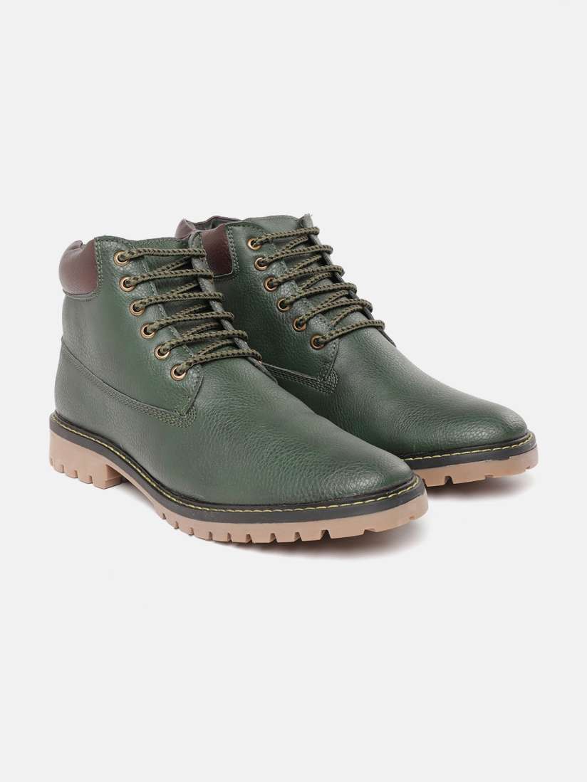 Buy The Roadster Lifestyle Co. Men Mid Top Regular Boots Boots for Men 29127172 Myntra