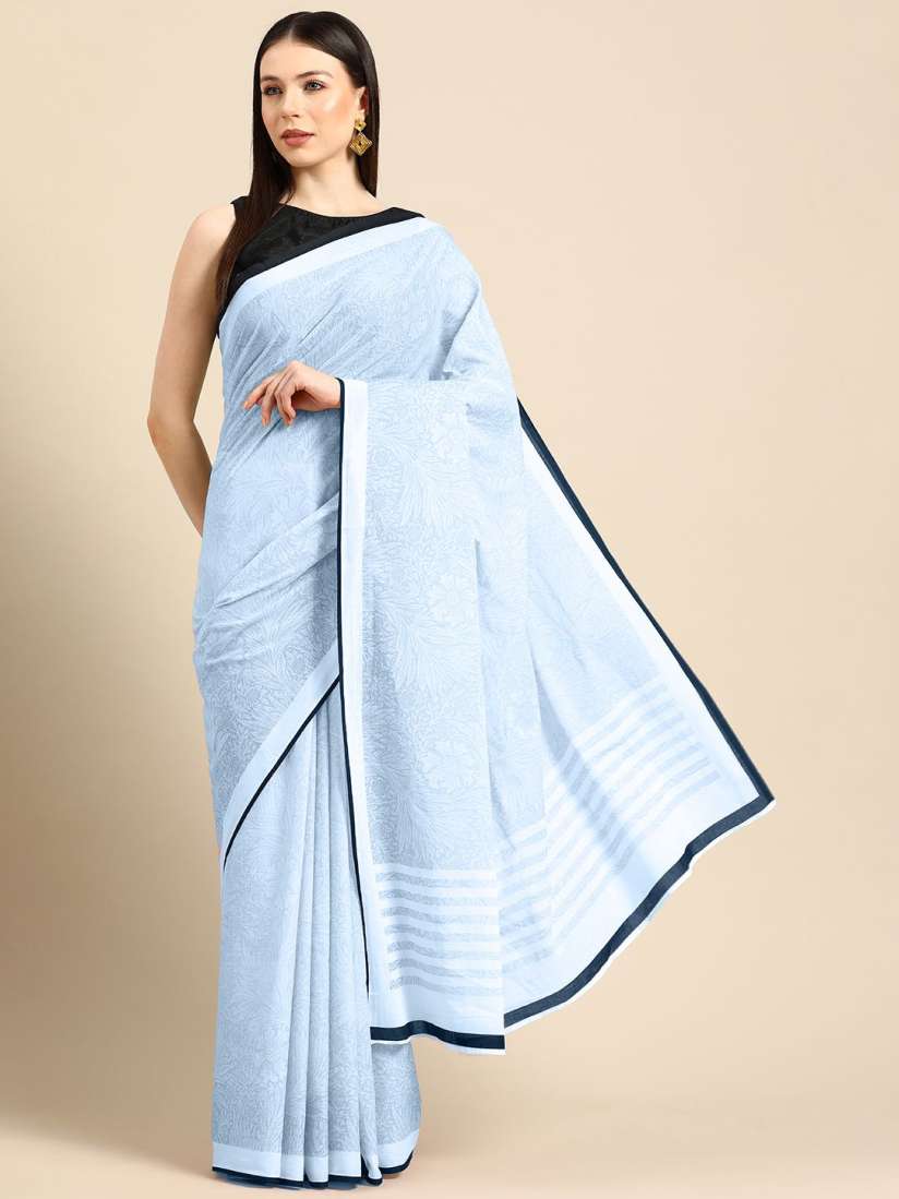 Buy BUTA BUTI Floral Pure Cotton Saree Sarees for Women 30388758 Myntra
