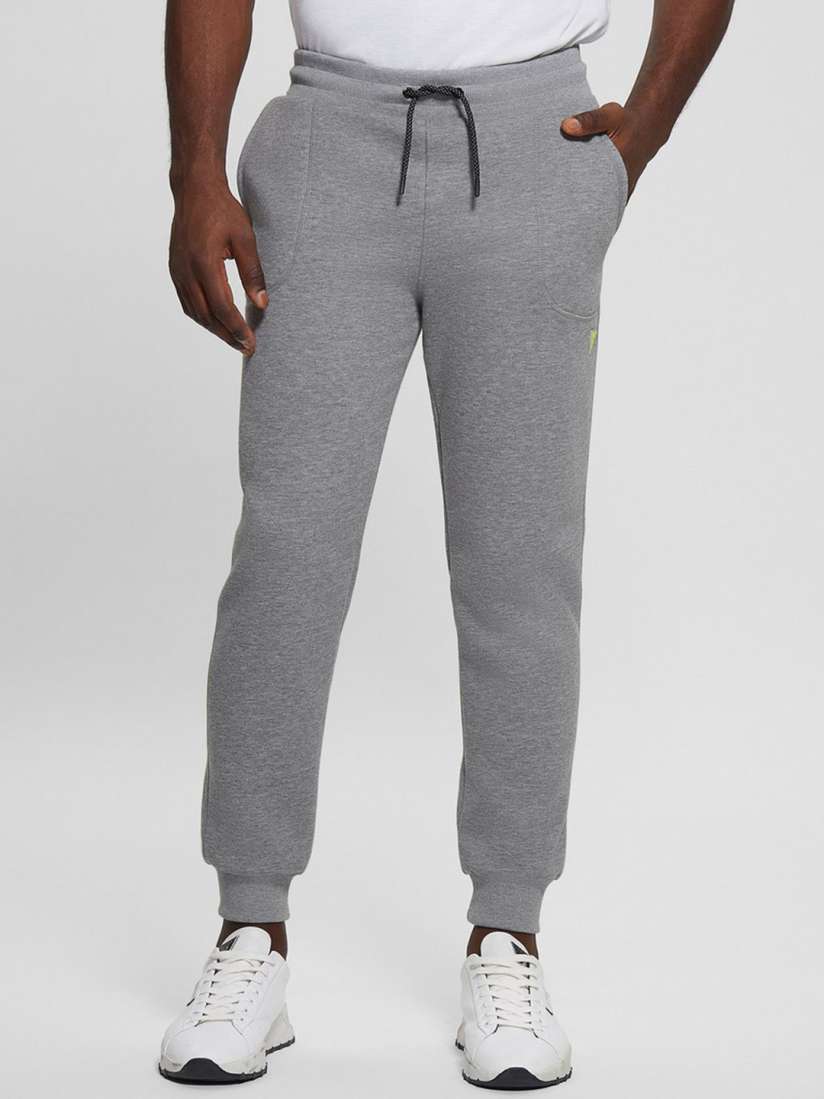 Buy GUESS Men Relaxed Fit Mid Rise Joggers Track Pants for Men 30403752 Myntra