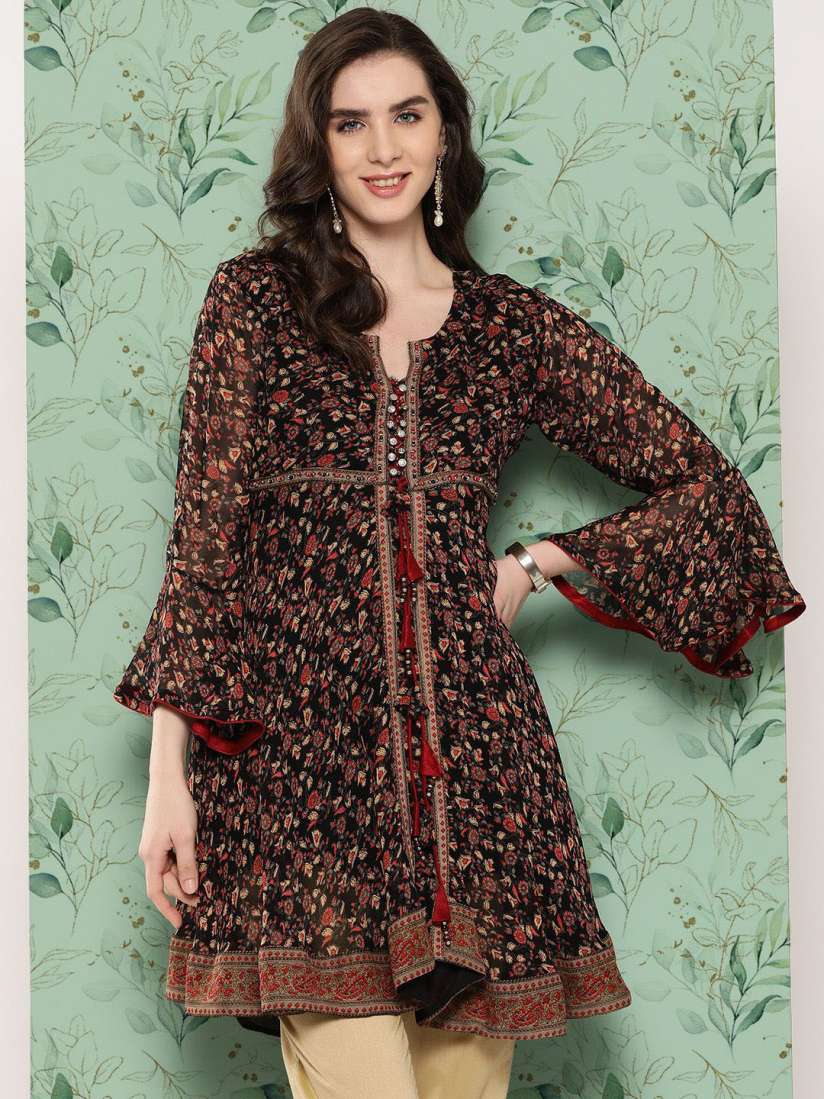 Buy Nayam By Lakshita Floral Printed Anarkali Kurti Kurtis for Women 30415353 Myntra