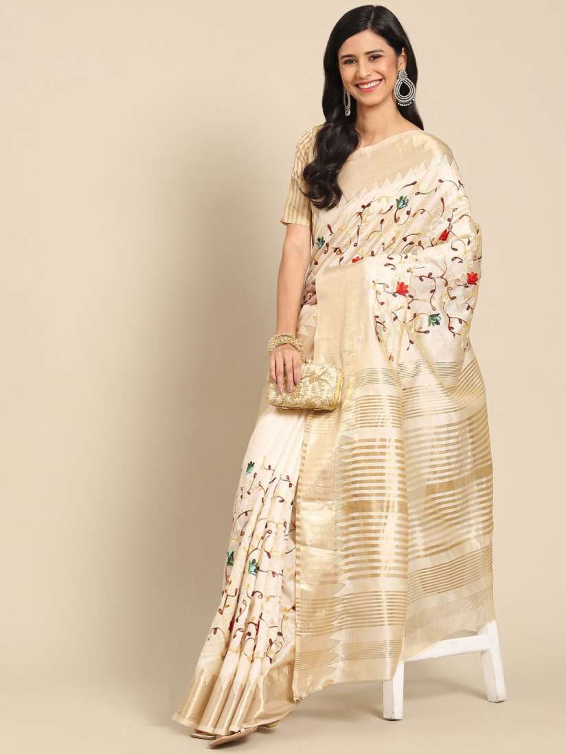 Cotton silk saree on myntra cheap