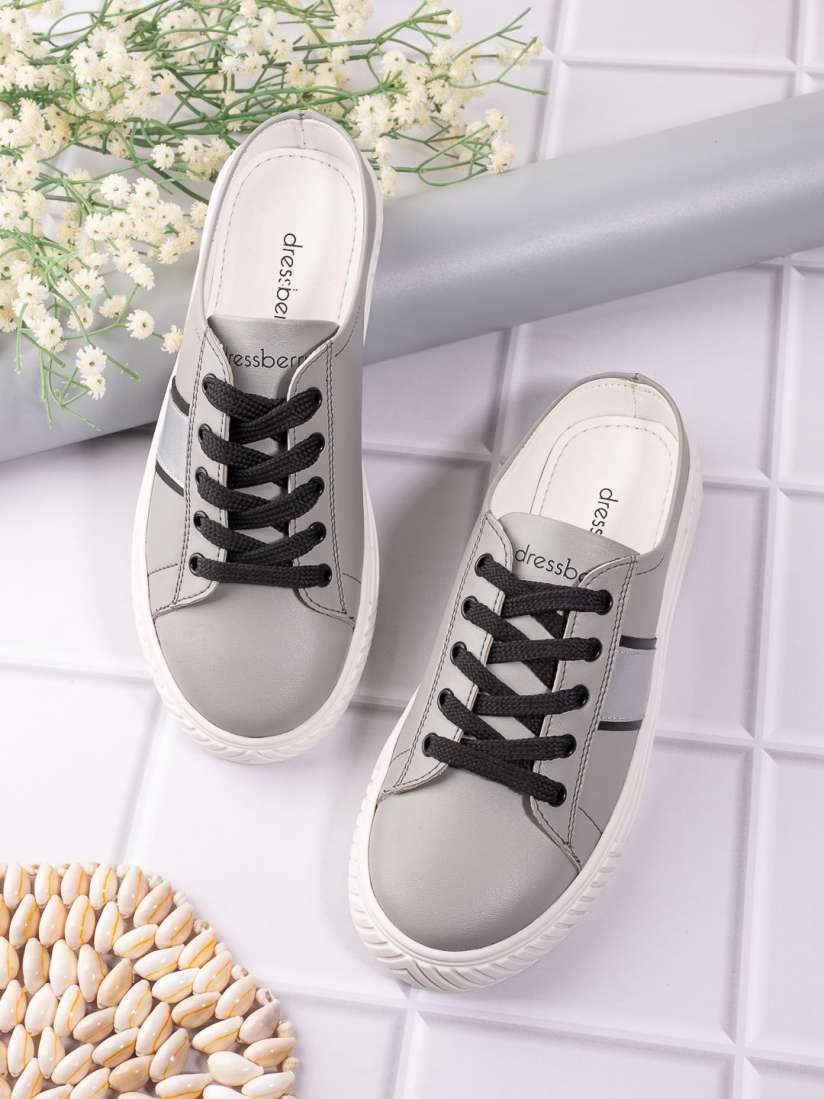 Lace up mule sneakers online