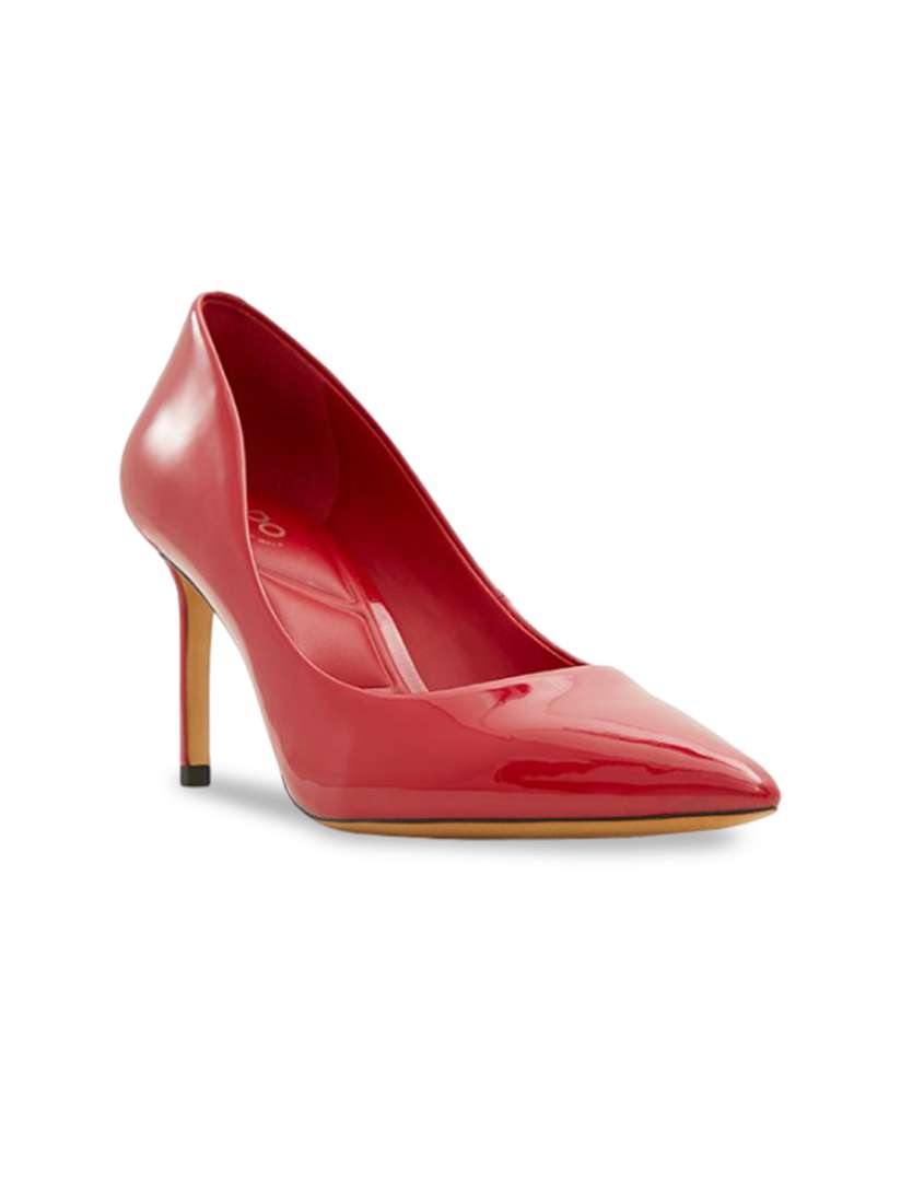 Aldo red patent heels store