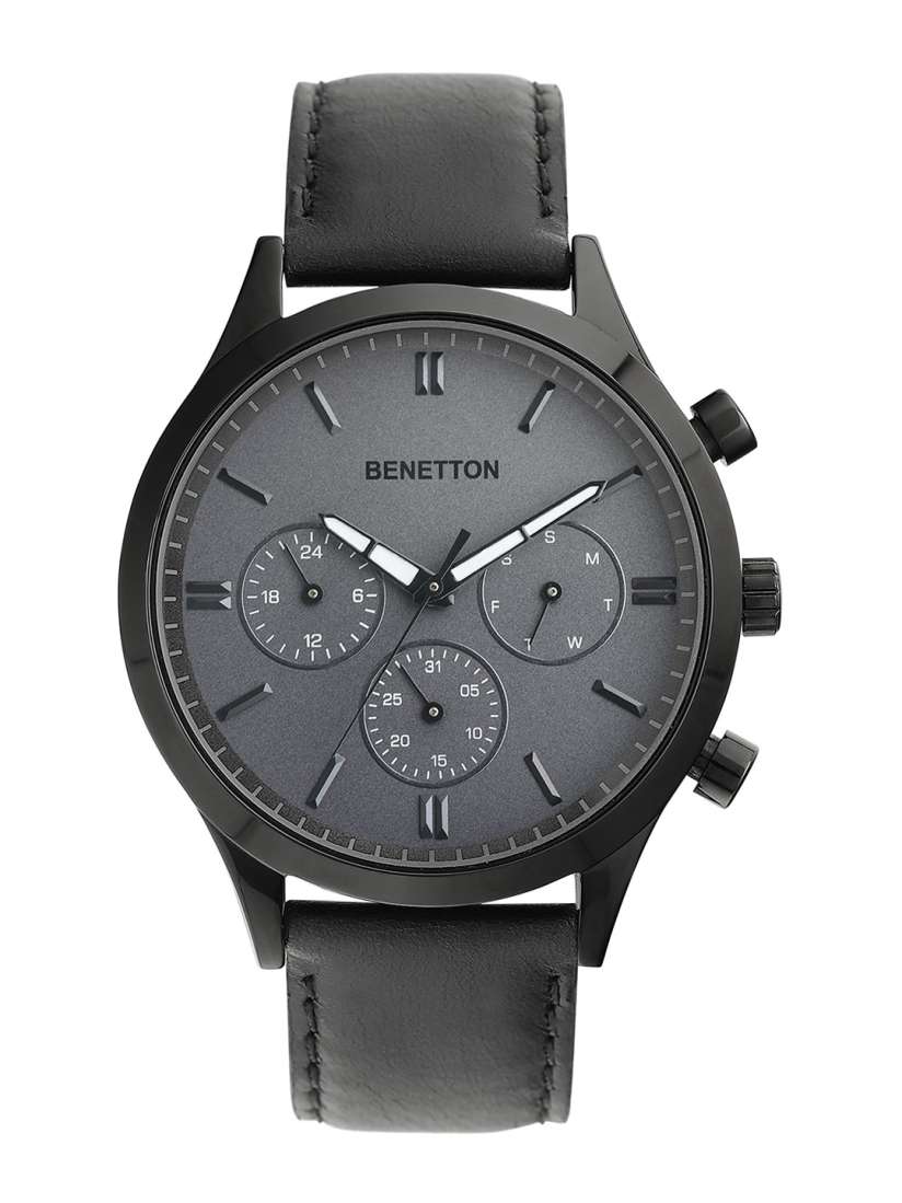 United colors of benetton watches stainless steel black on sale