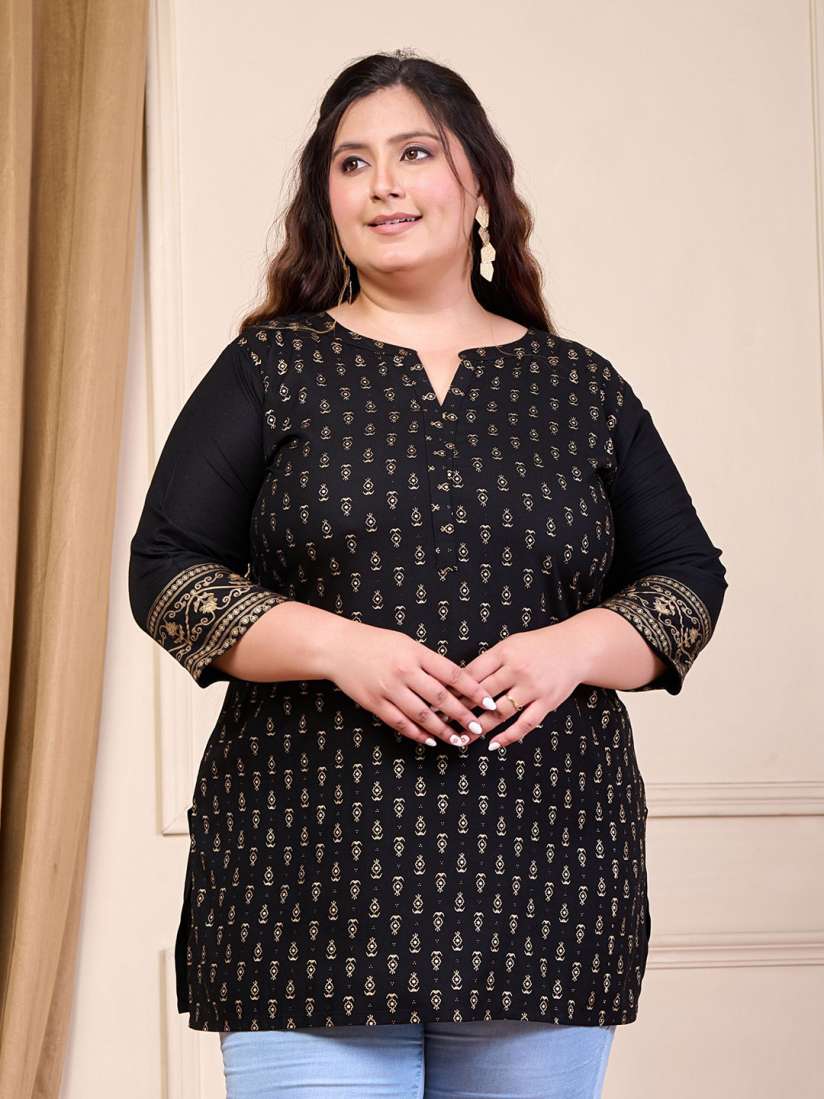 Myntra plus size kurtis shop