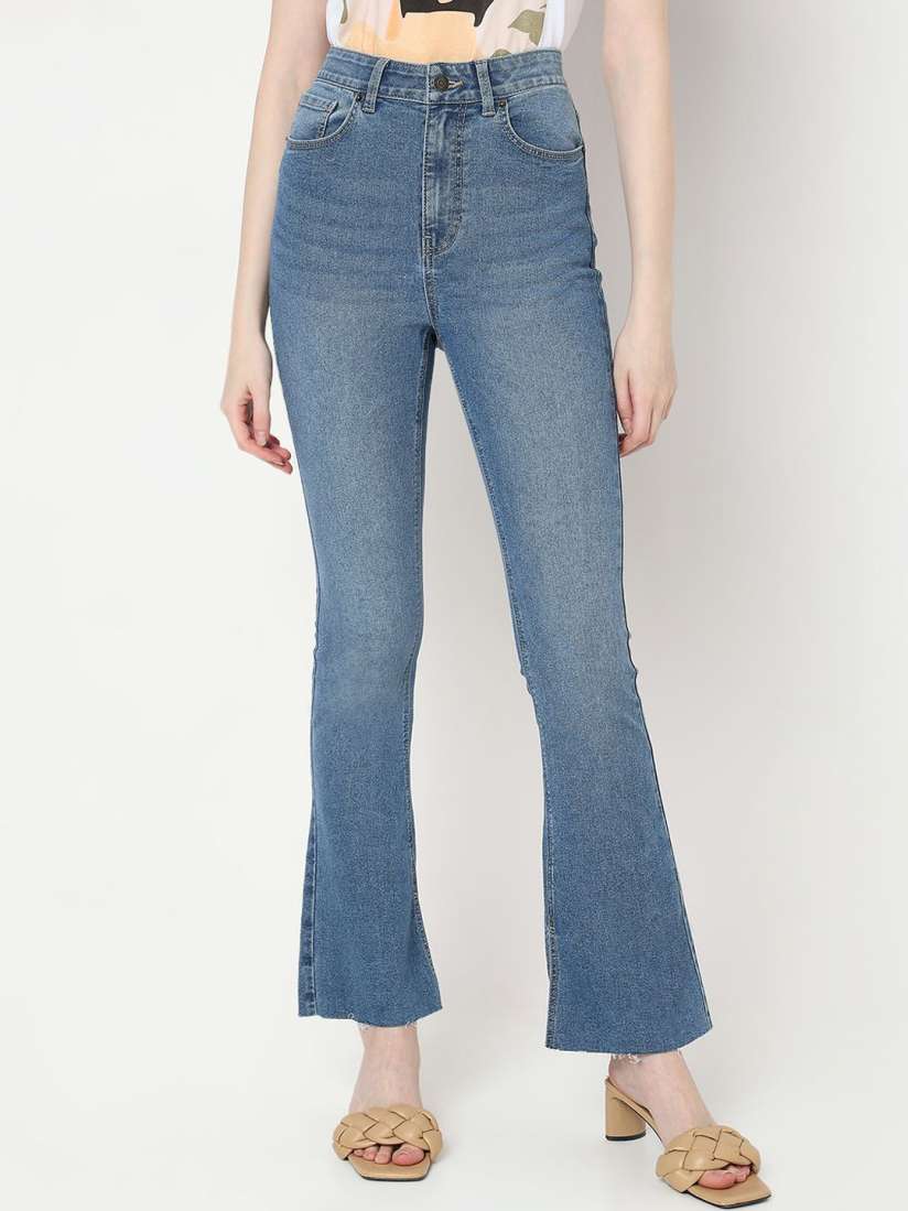 Buy Vero Moda Women Bootcut High Rise Stretchable Jeans Jeans for Women 30404887 Myntra