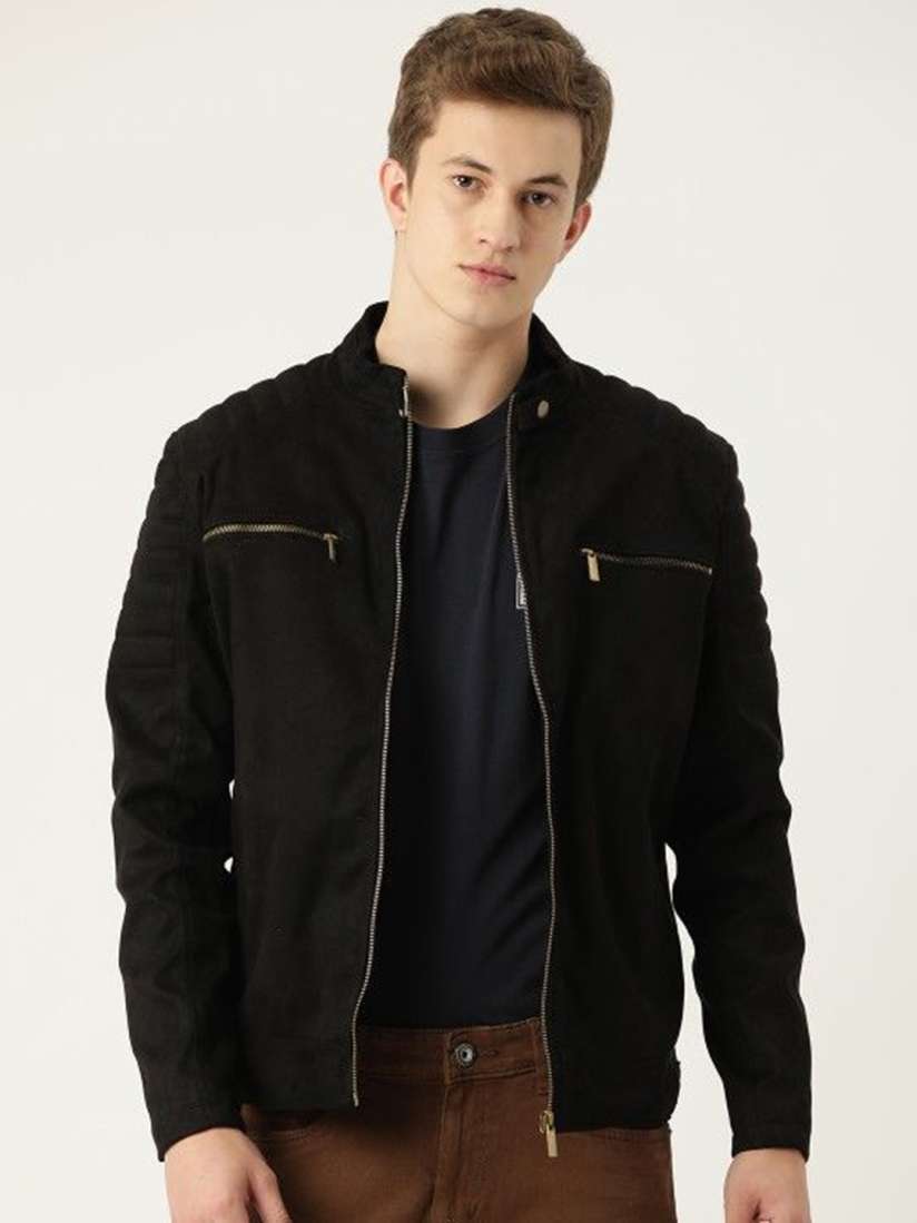 Biker jacket myntra clearance