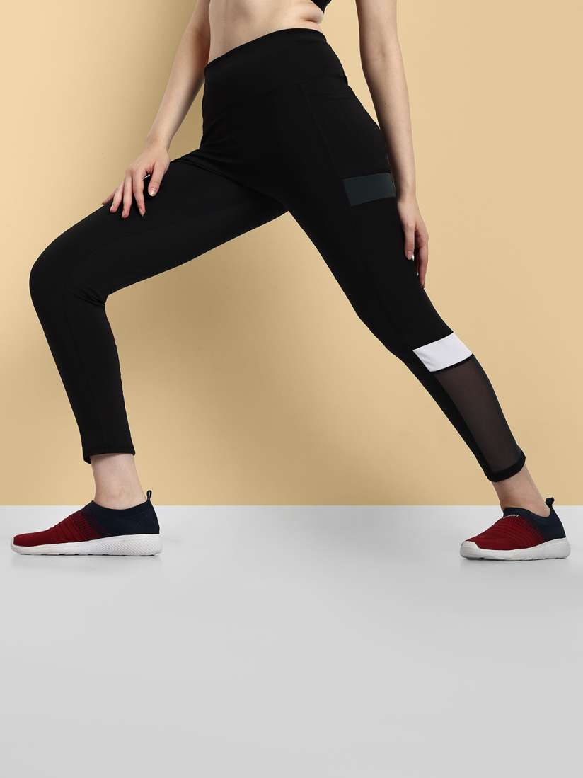 Buy KRONMENINEN Women Colourblocked Ankle Length Gym Tights Tights for Women 30407992 Myntra