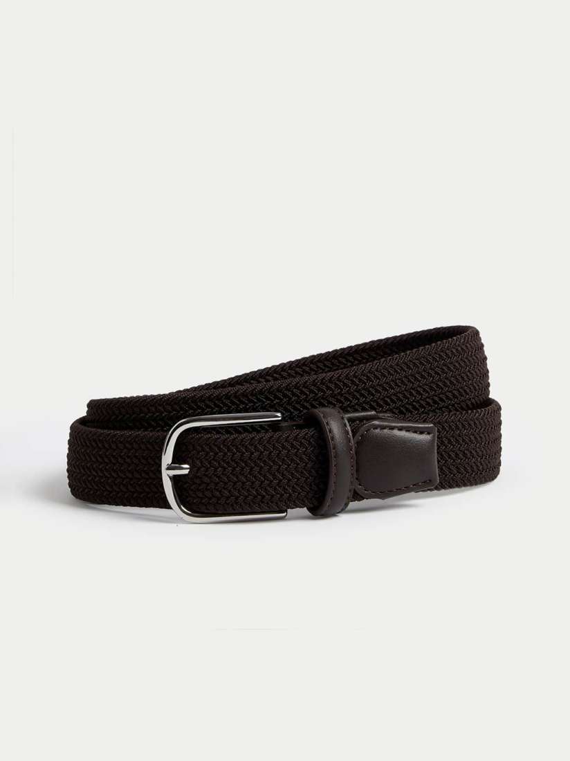 Buy Marks Spencer Men Braided Tang Casual Belt Belts for Men 30419960 Myntra