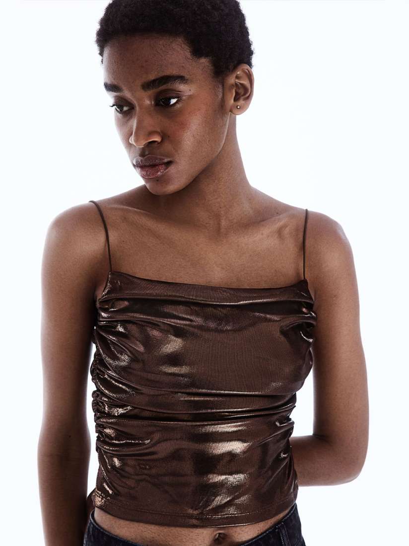 Buy H M Draped Strappy Top Tops for Women 31605020 Myntra