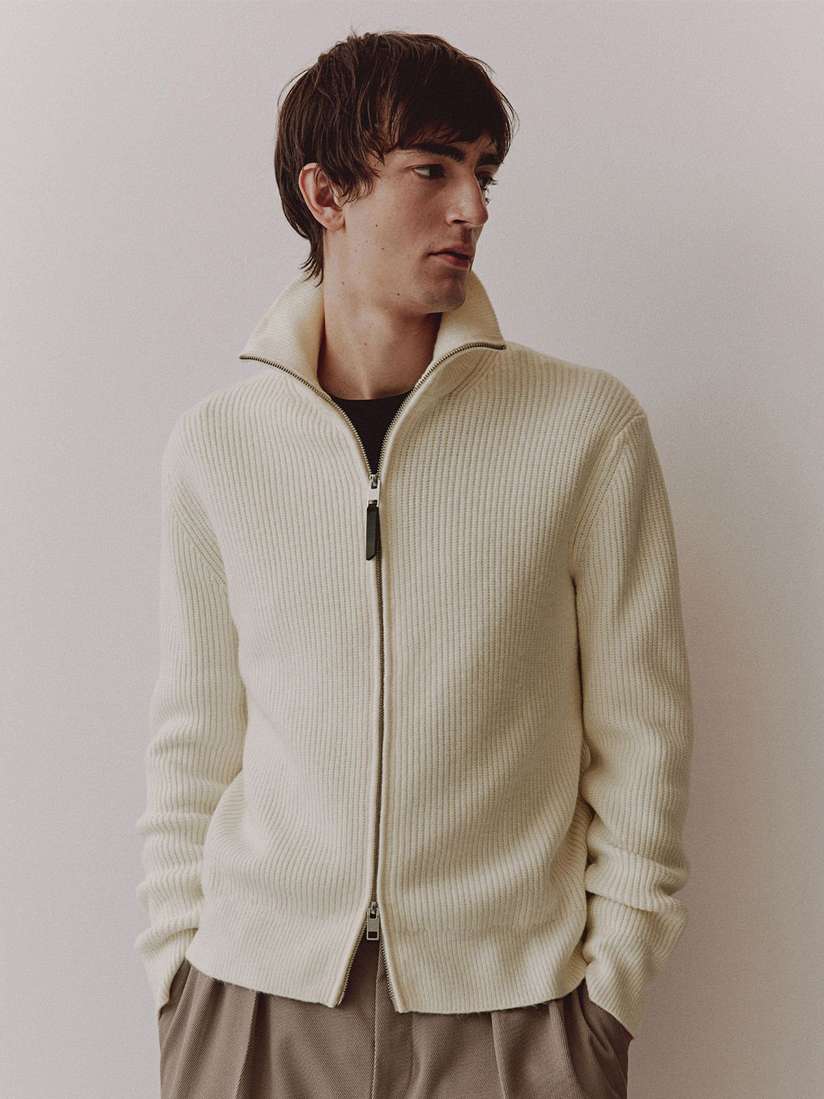 Beige Cardigans Hooded Sweatshirt Cardigan H&m Mohair-Blend