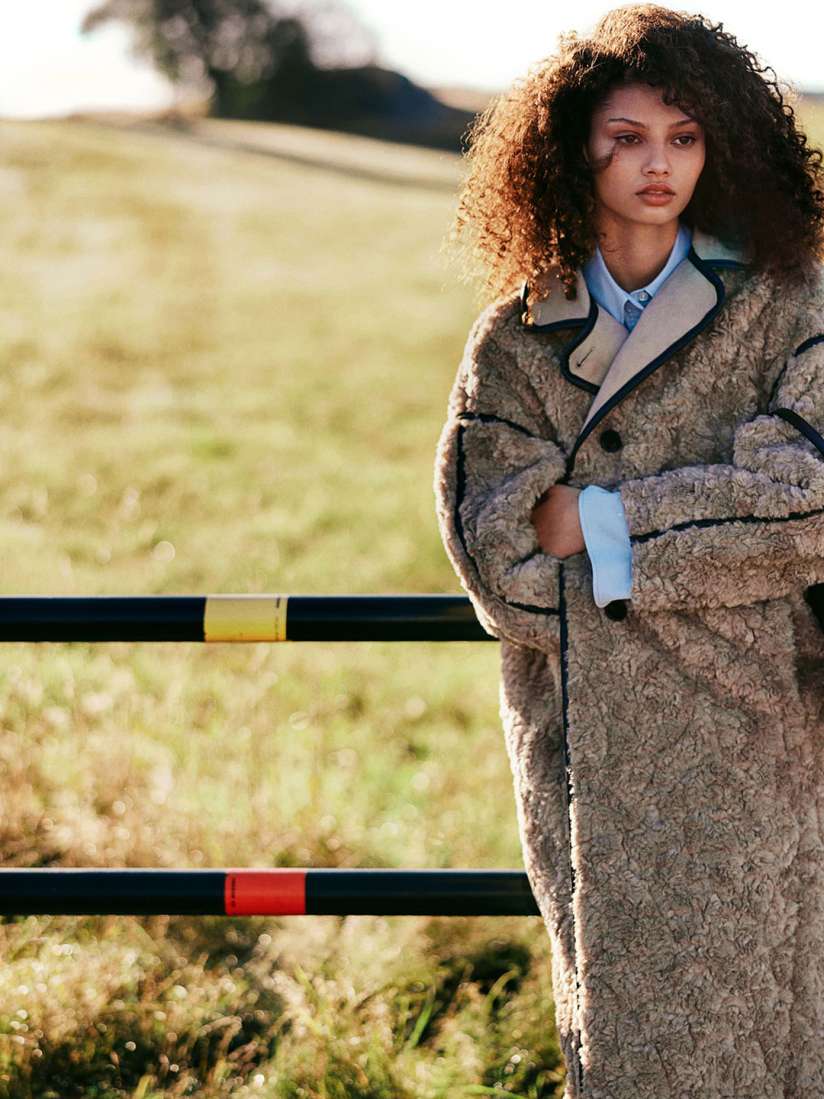 Buy H M Long Sleeve Teddy Coat Coats for Women 31636275 Myntra
