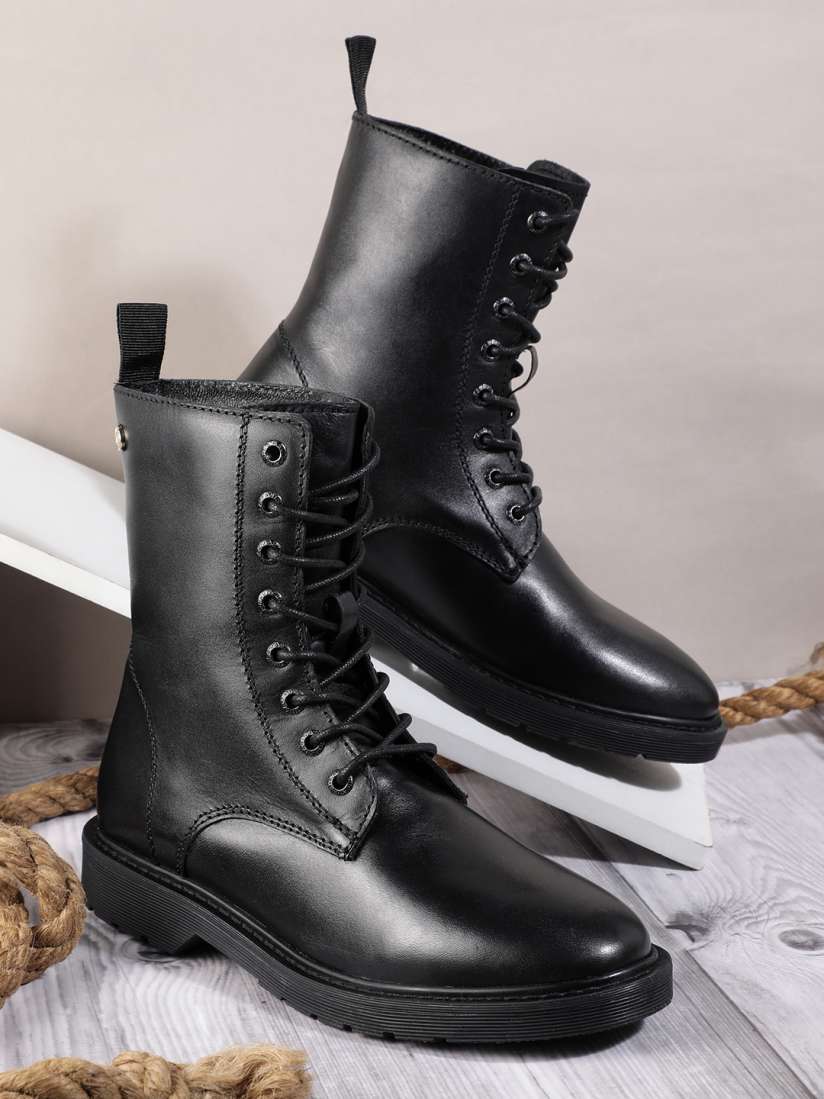 Buy Nautica Women Mid Top Boots Boots for Women 30140324 Myntra