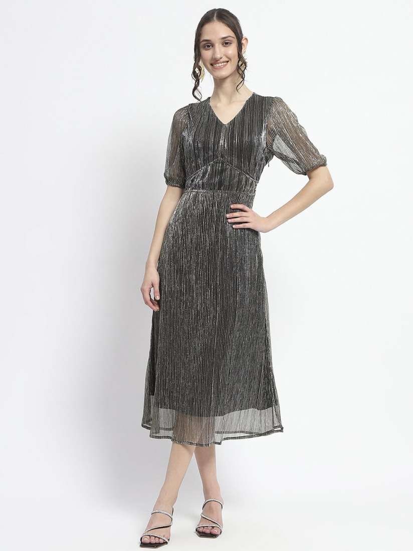 Buy Madame A Line Midi Dress Dresses for Women 31569168 Myntra
