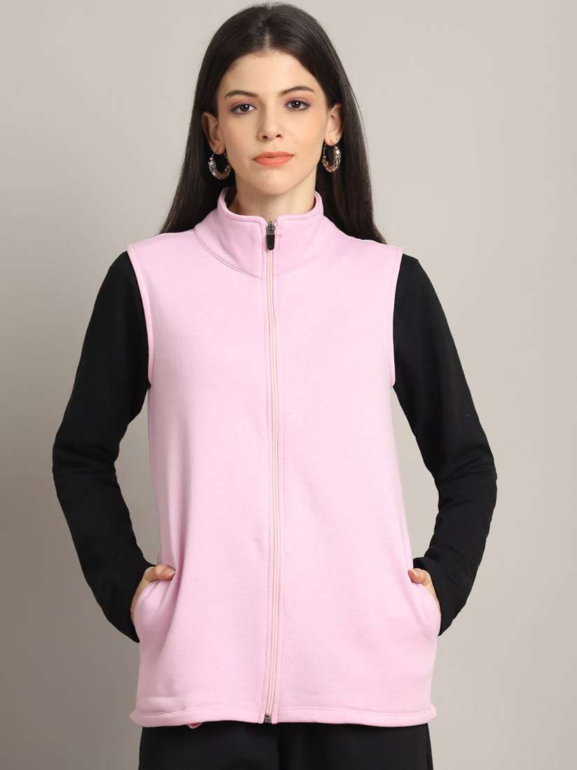 Sleeveless cotton jackets on sale