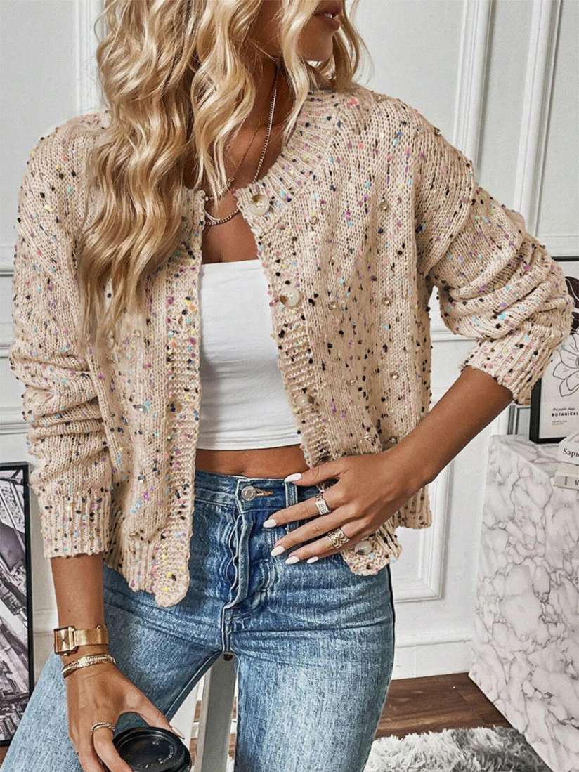 Speckled cardigan cheap