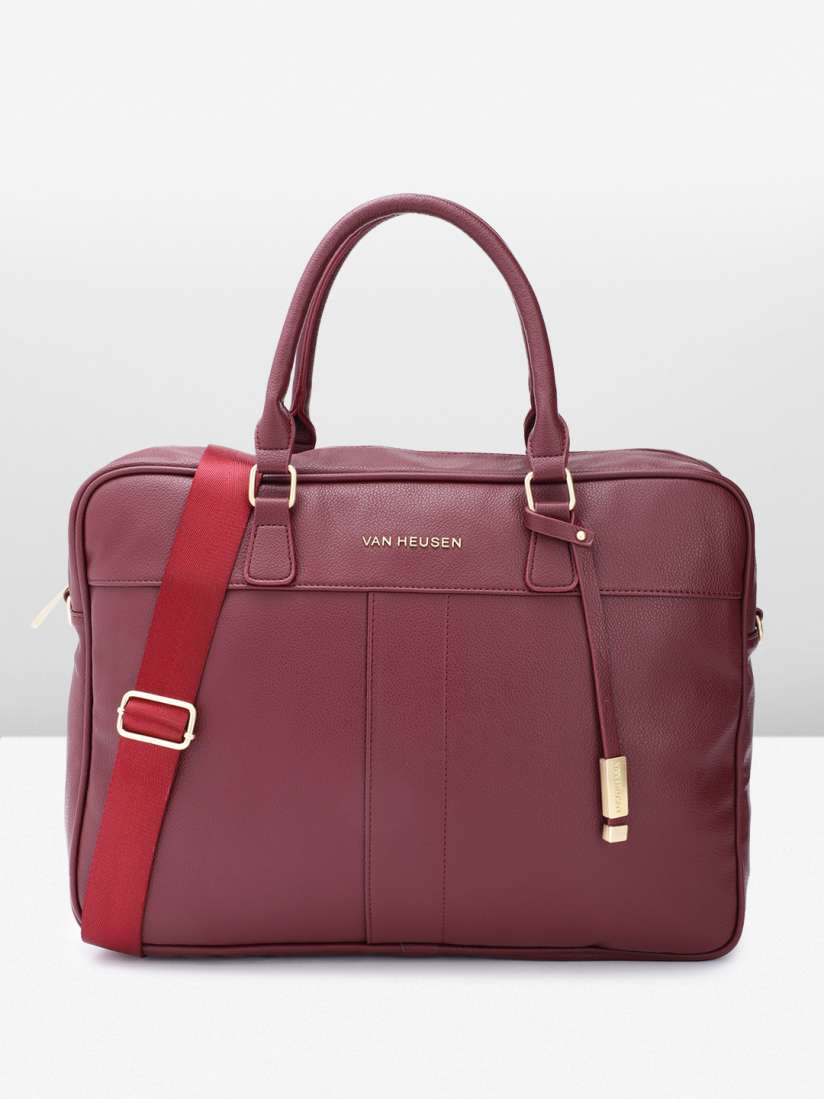 Buy Van Heusen Women Solid Laptop Bag Laptop Bag for Women 23008354 Myntra