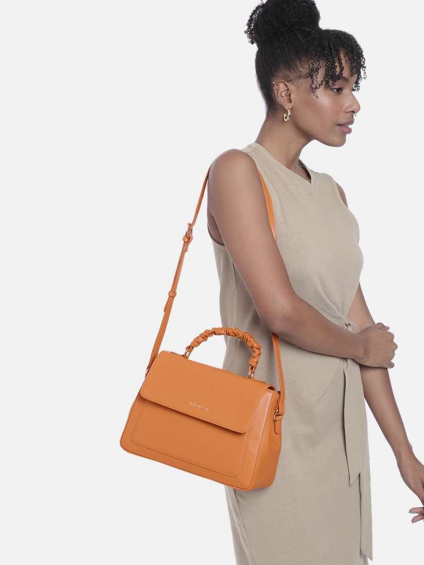 Buy Van Heusen Women Solid Satchel Handbags for Women 25815280 Myntra