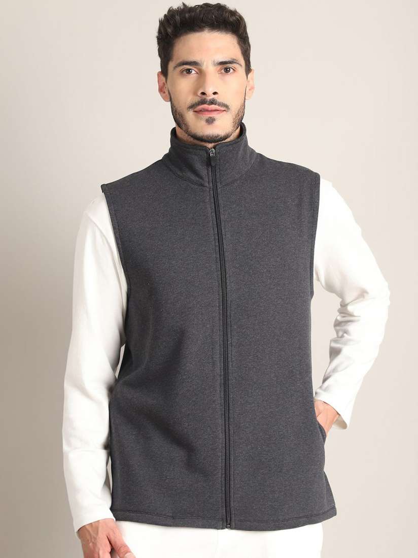 Sleeveless cotton jackets for mens sales