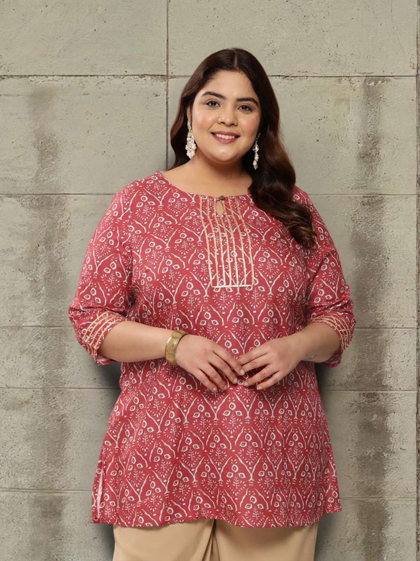 Buy Sztori Plus Size Ethnic Motifs Printed Kurti Kurtis for Women 26250086 Myntra