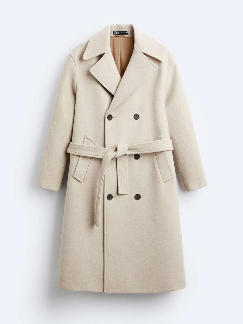 Buy ZARA Men Beige Coats Coats for Men 31159139 Myntra