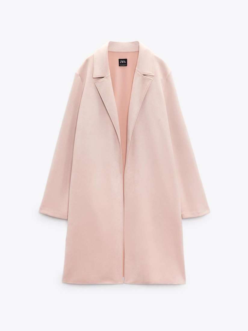 Buy ZARA Women Pink Coats Coats for Women 31159067 Myntra
