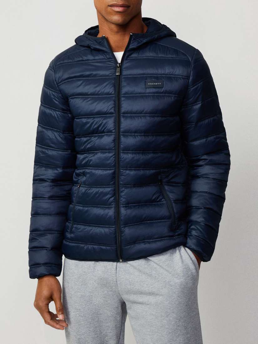 Buy HACKETT LONDON Men Striped Nylon Puffer Jacket Jackets for Men 31178673 Myntra