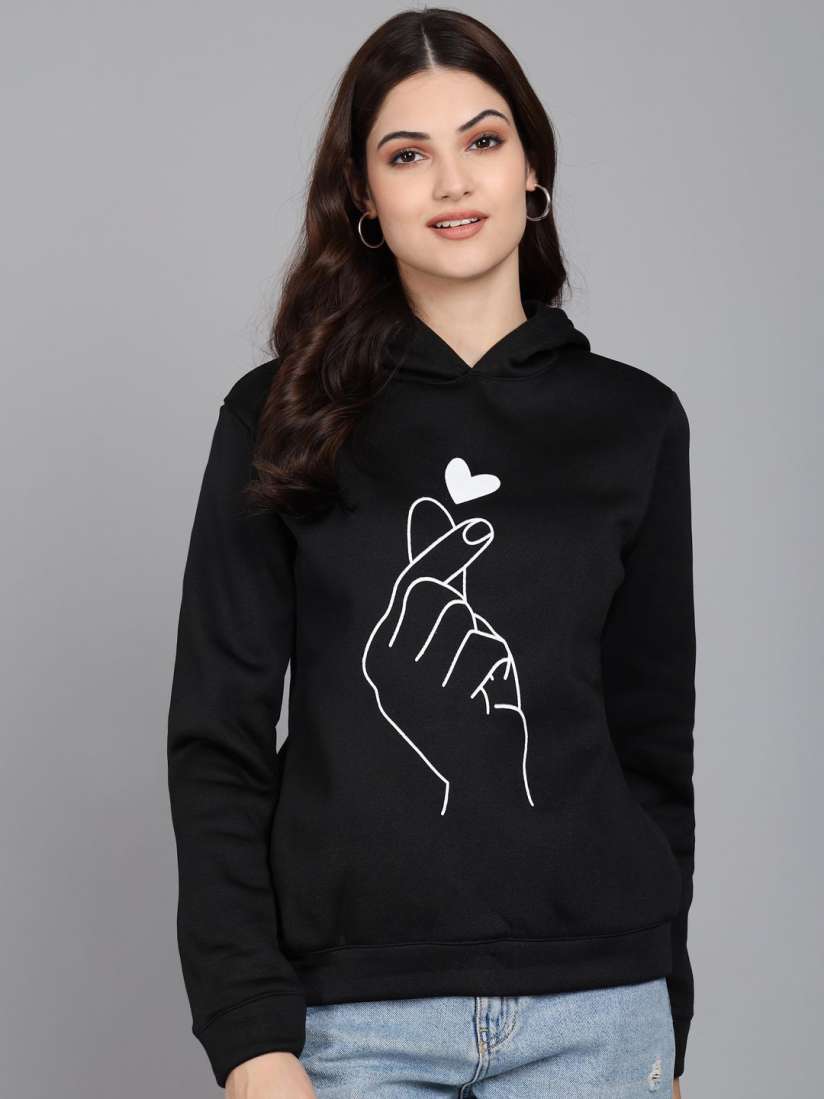 Buy Raabta Fashion Women Printed Hooded Casual Sweatshirt Sweatshirts for Women 31275653 Myntra
