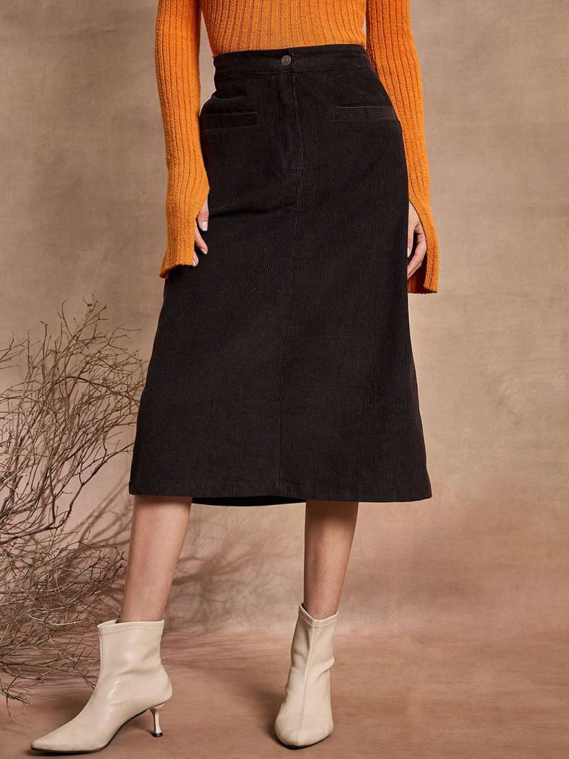 Womens corduroy pencil skirt deals
